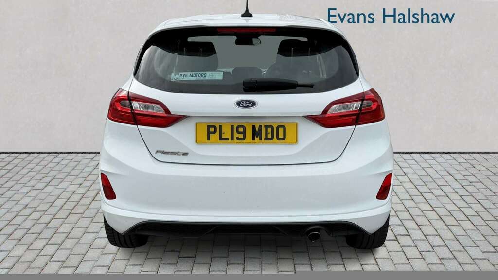 Ford Fiesta 1.0 Ecoboost St-line 2019 PL19MDO White #4