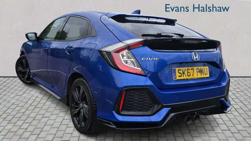 Honda Civic 1.5 Vtec Turbo Sport Cvt 2017 Blue #2