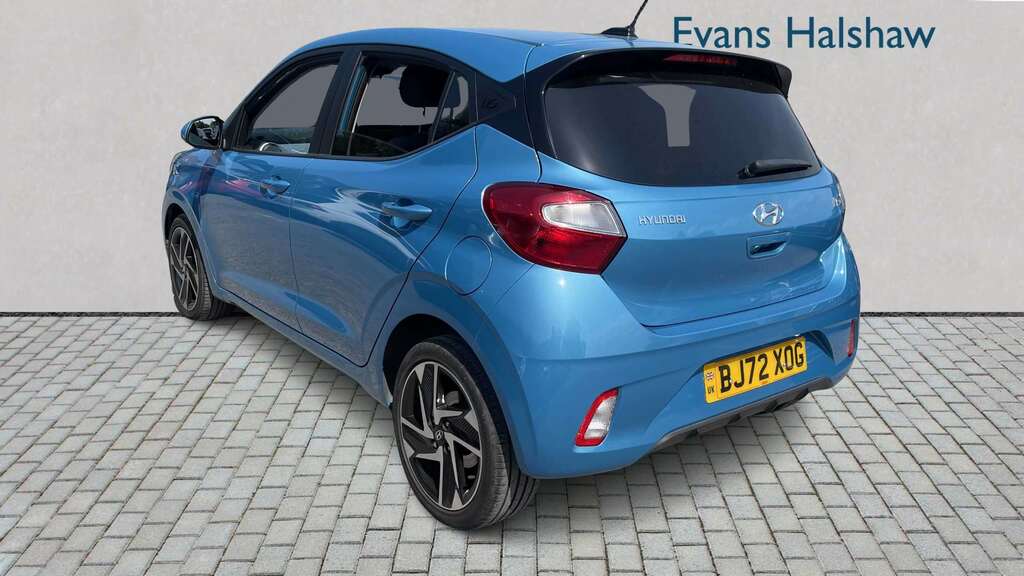 Hyundai I10 1.2 Mpi Premium 2022 BJ72XOG Blue #3