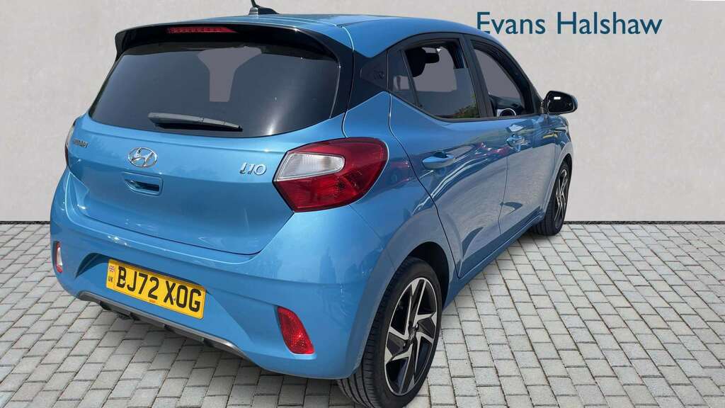 Hyundai I10 1.2 Mpi Premium 2022 BJ72XOG Blue #4