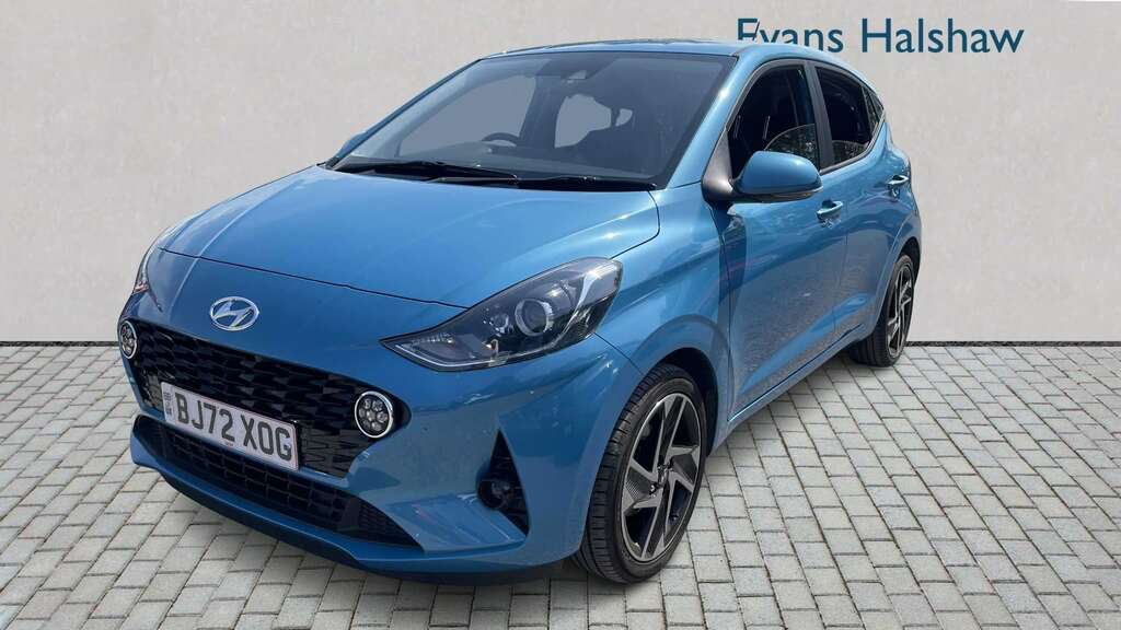 Hyundai I10 1.2 Mpi Premium 2022 BJ72XOG Blue #2