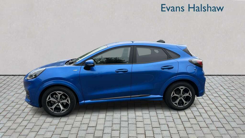 Ford Puma 1.0 Ecoboost Hybrid Mhev St-line 2024 SJ24ZLL Blue #4