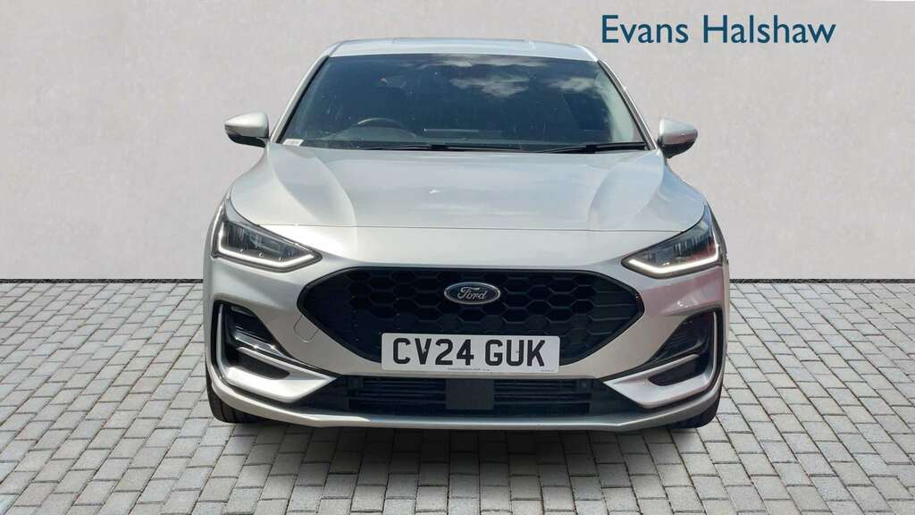 Ford Focus 1.0 Ecoboost Hybrid Mhev 155 St-line X 20 CV24GUK Silver #4