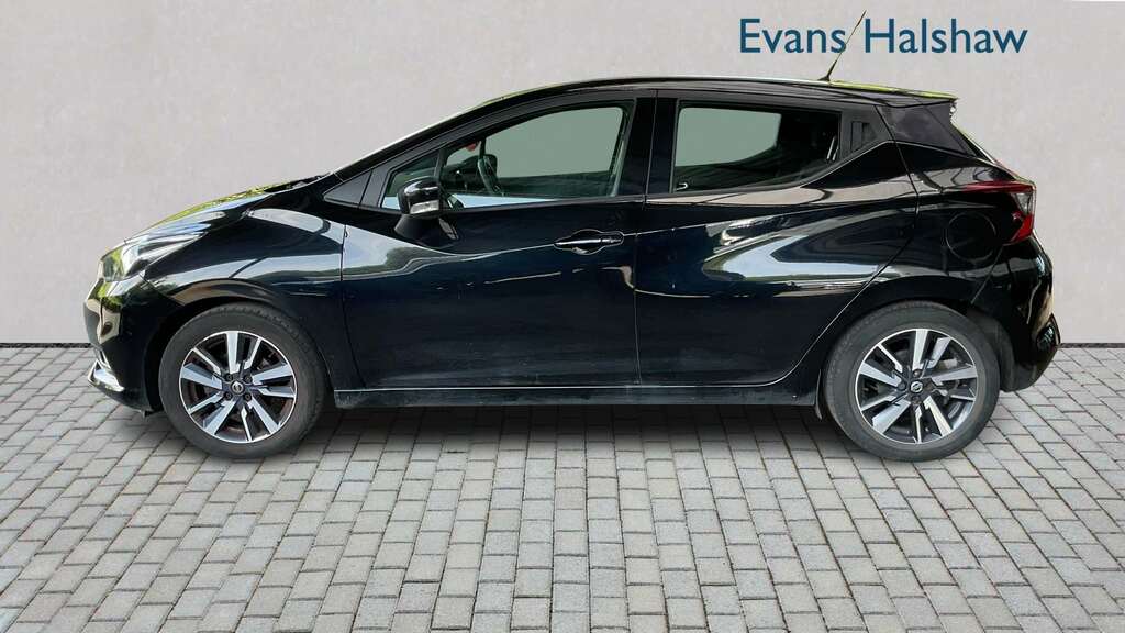 Nissan Micra 1.0 Ig 71 Acenta 2018 PK68HGE Black #3