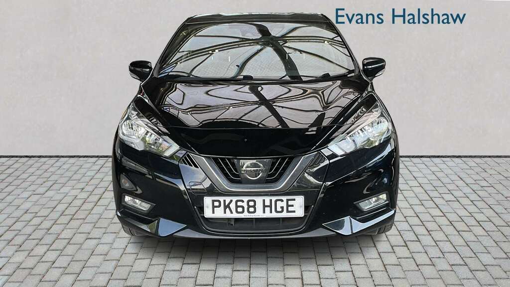 Nissan Micra 1.0 Ig 71 Acenta 2018 PK68HGE Black #4