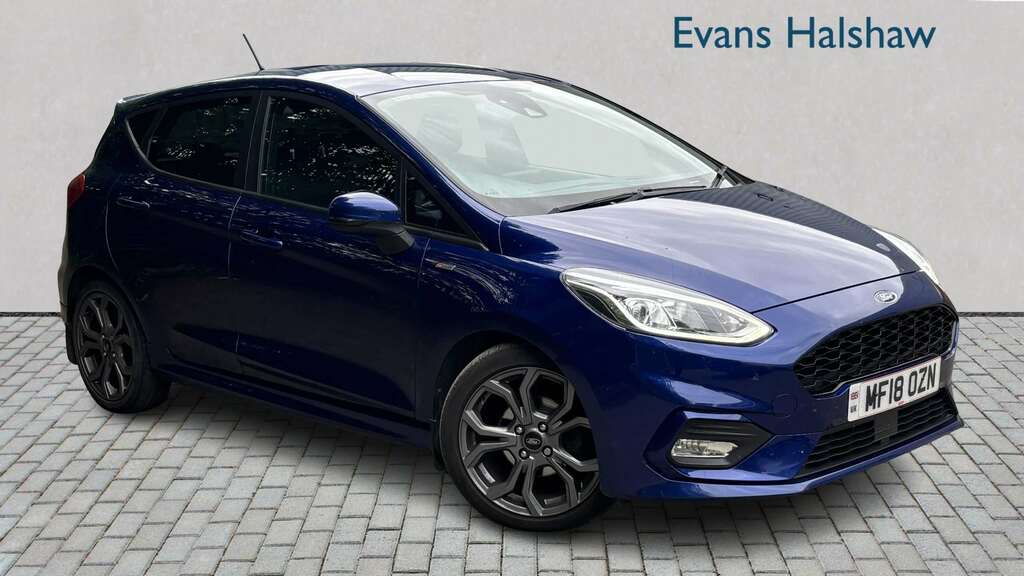 Ford Fiesta 1.0 Ecoboost 140 St-line X 2018 Blue