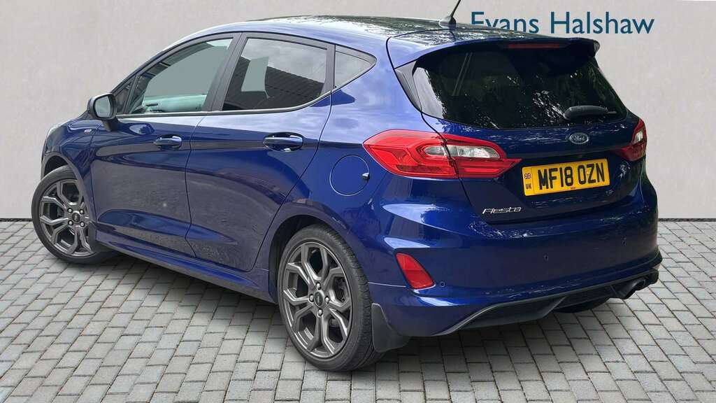 Ford Fiesta 1.0 Ecoboost 140 St-line X 2018 MF18OZN Blue #2