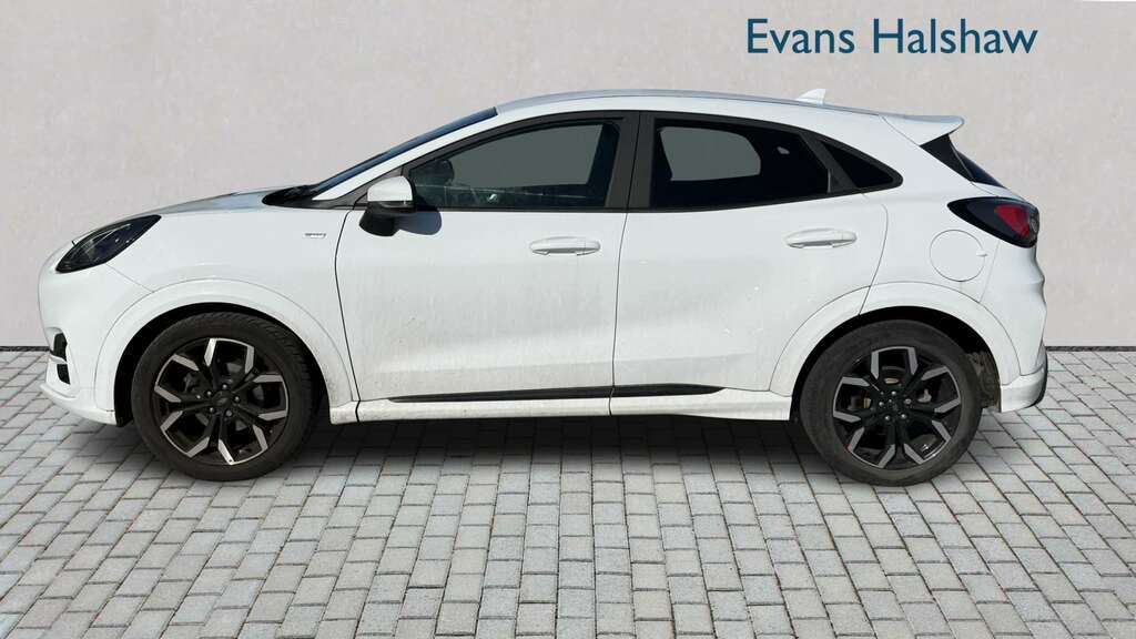 Ford Puma 1.0 Ecoboost Hybrid Mhev 155 St-line X 2022 BYZ5442 White #3