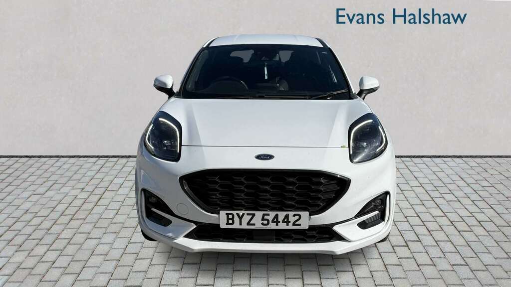 Ford Puma 1.0 Ecoboost Hybrid Mhev 155 St-line X 2022 BYZ5442 White #2