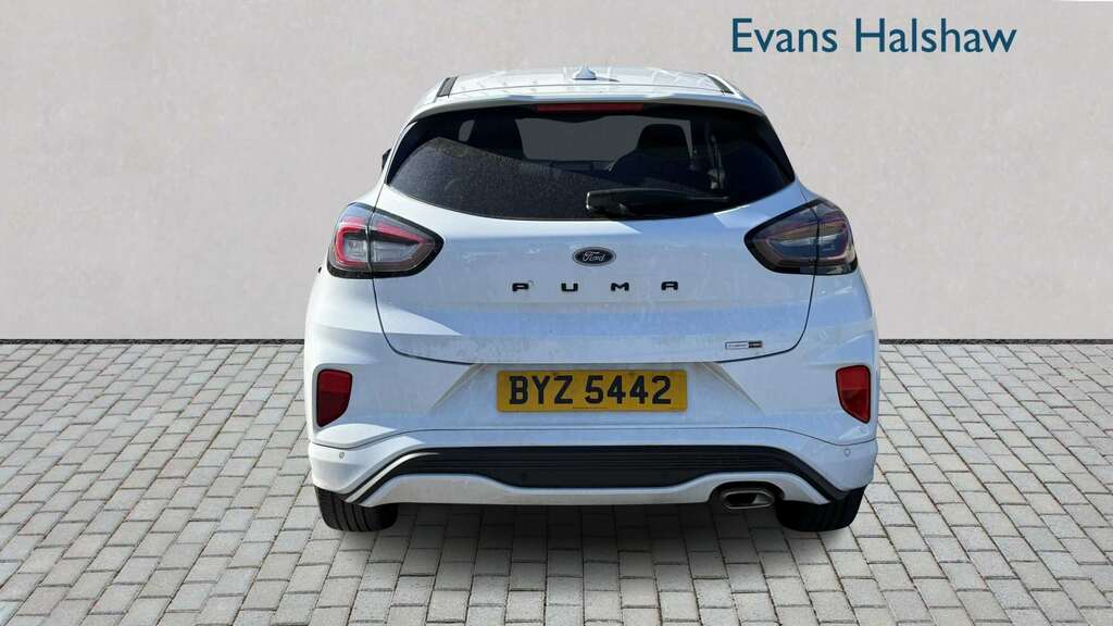 Ford Puma 1.0 Ecoboost Hybrid Mhev 155 St-line X 2022 BYZ5442 White #4
