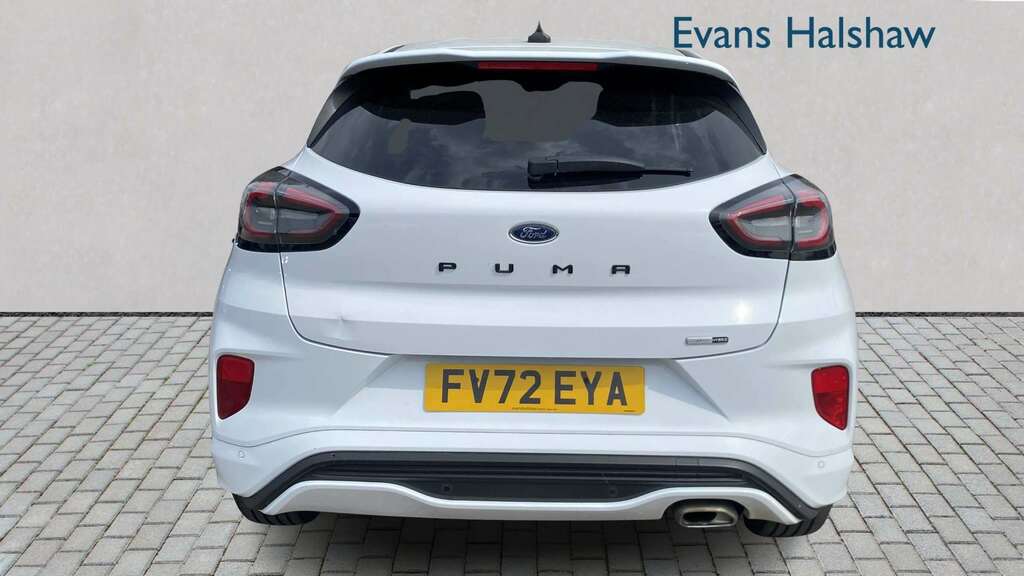 Ford Puma 1.0 Ecoboost Hybrid Mhev St-line Dct 2022 FV72EYA White #3