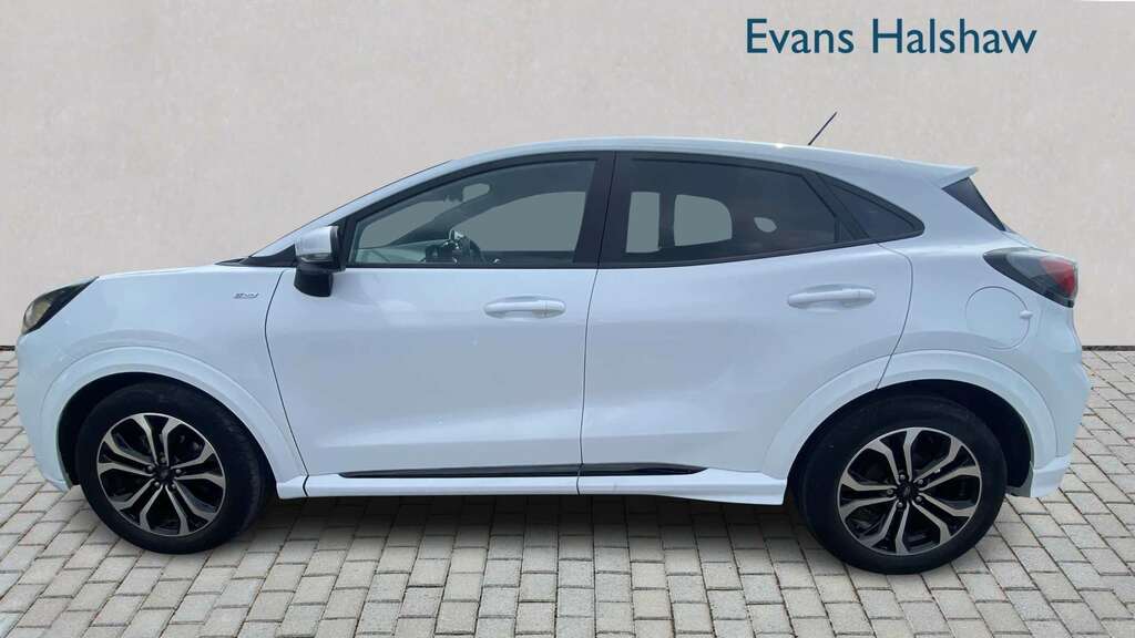 Ford Puma 1.0 Ecoboost Hybrid Mhev St-line Dct 2022 FV72EYA White #4