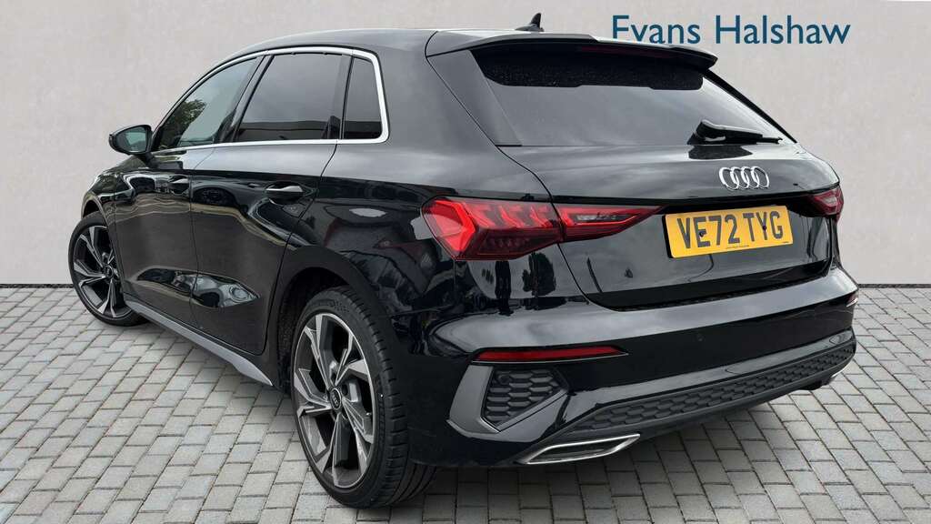 Audi A3 30 Tfsi S Line S Tronic 2023 VE72TYG Black #2