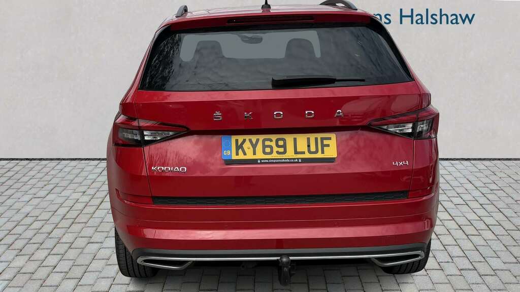 Skoda Kodiaq 2.0 Tsi 190 Sport Line 4X4 Dsg 7 Seat 2019 KY69LUF Red #4
