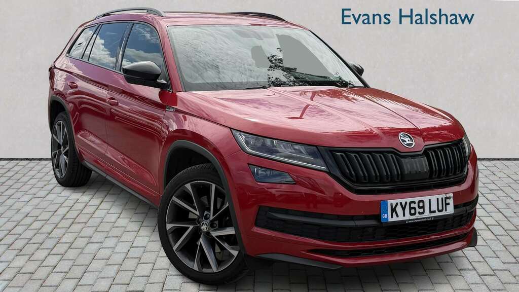 Skoda Kodiaq 2.0 Tsi 190 Sport Line 4X4 Dsg 7 Seat 2019 Red