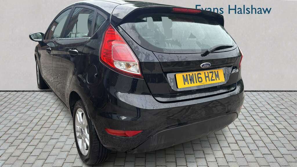 Ford Fiesta 1.25 82 Zetec 2016 MW16HZM Black #2