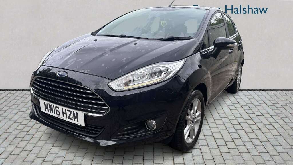 Ford Fiesta 1.25 82 Zetec 2016 MW16HZM Black #3