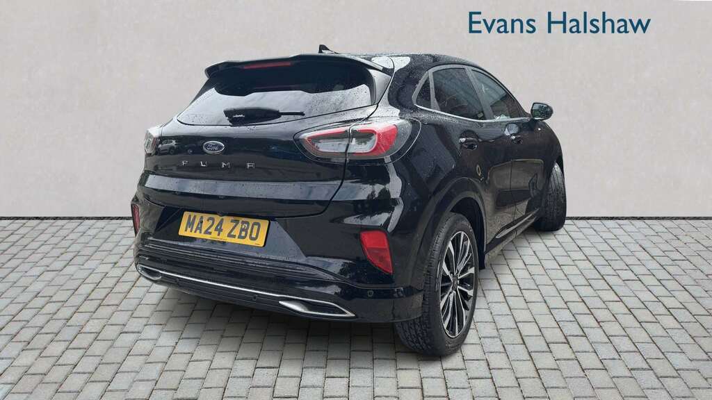 Ford Puma 1.0 Ecoboost Hybr Mhev 155 St-line Vignale Dct MA24ZBO Black #5