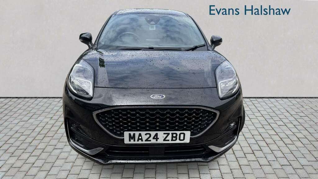 Ford Puma 1.0 Ecoboost Hybr Mhev 155 St-line Vignale Dct MA24ZBO Black #2