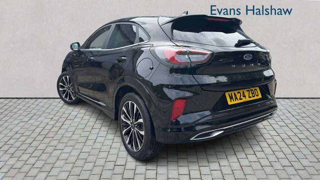 Ford Puma 1.0 Ecoboost Hybr Mhev 155 St-line Vignale Dct MA24ZBO Black #3