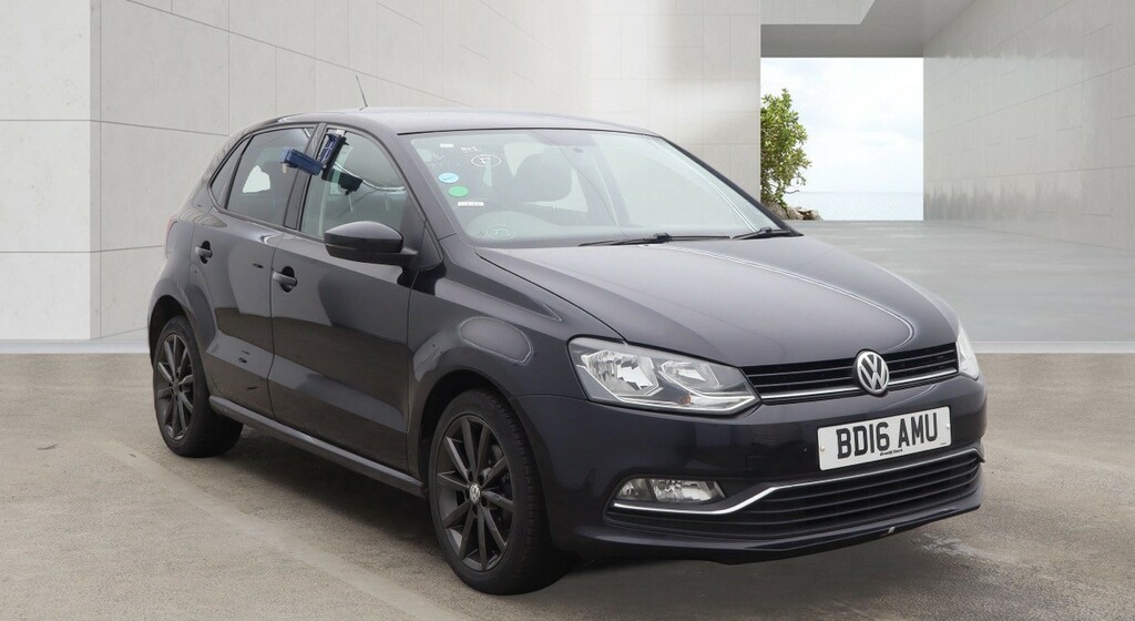 Volkswagen Polo 1.2 Tsi Bluemotion Tech Se Design 2016 Black