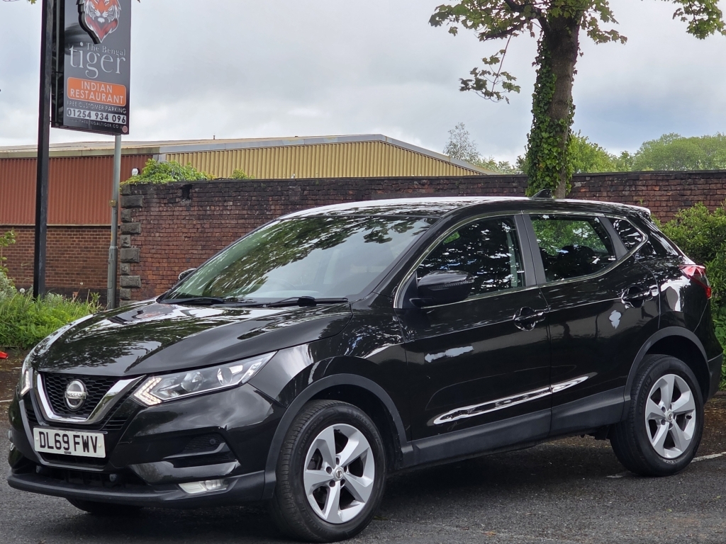 Nissan Qashqai 1.3 Dig-t Acenta DL69FWV Black #6