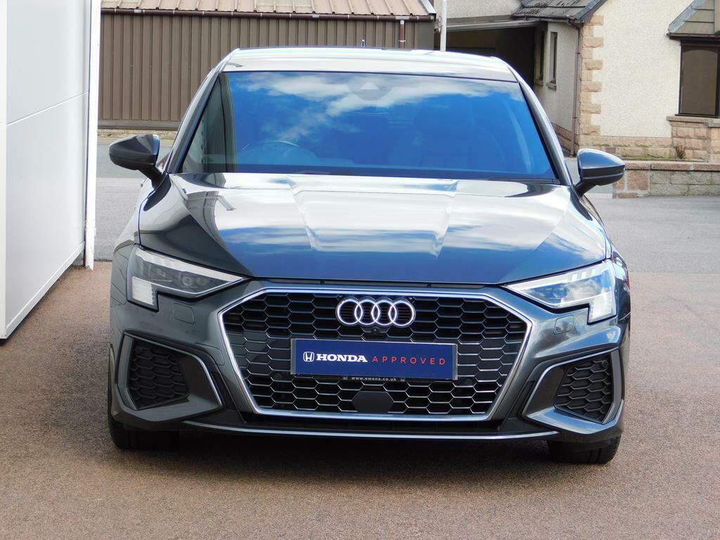 Audi A3 1.5 Tfsi 35 S Line Sportback S Tronic Euro 6 Ss SY73YLX Grey #2
