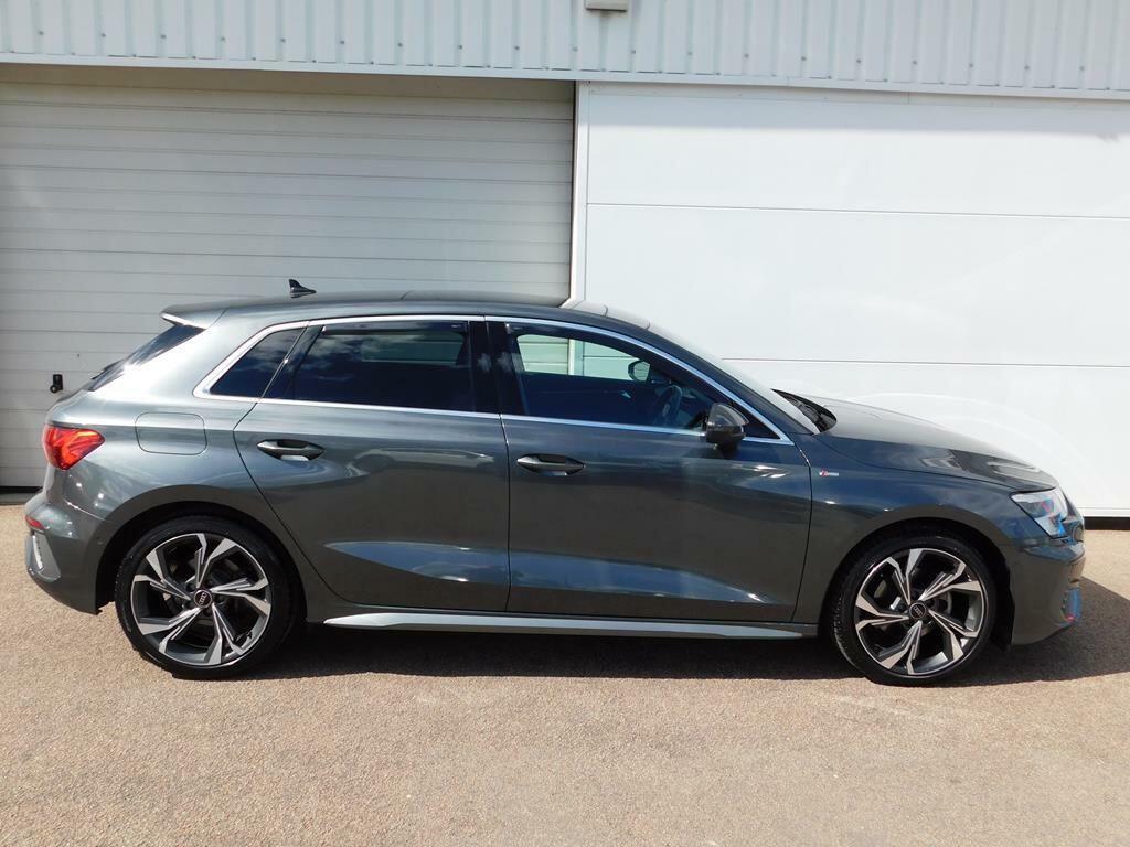 Audi A3 1.5 Tfsi 35 S Line Sportback S Tronic Euro 6 Ss SY73YLX Grey #3
