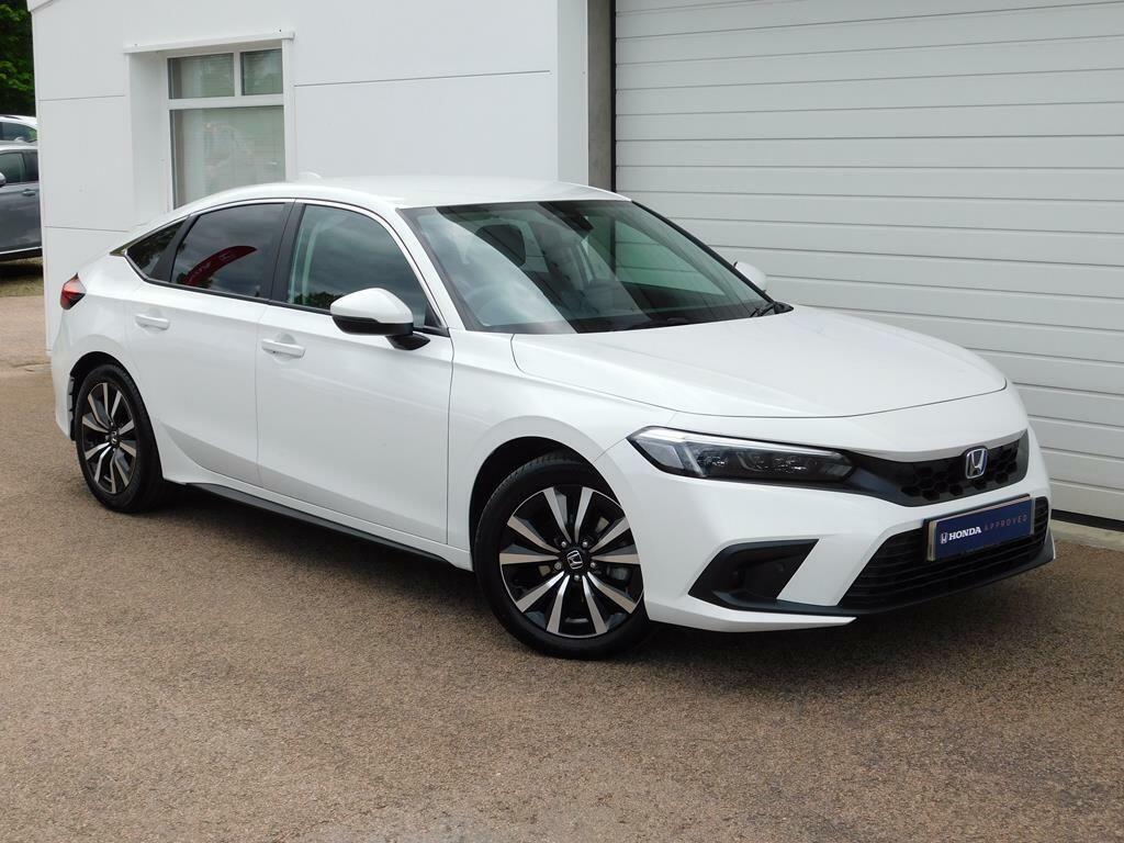 Honda Civic 2.0 H I-mmd Elegance Hatchback Hybrid E White