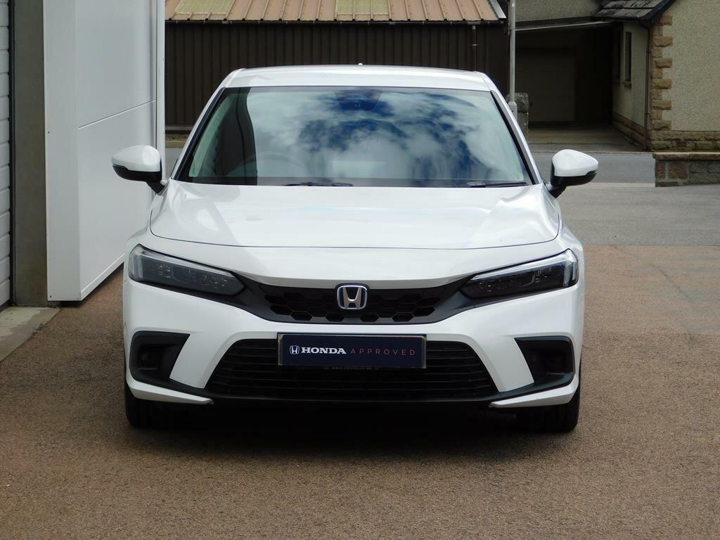 Honda Civic 2.0 H I-mmd Elegance Hatchback Hybrid E White #2