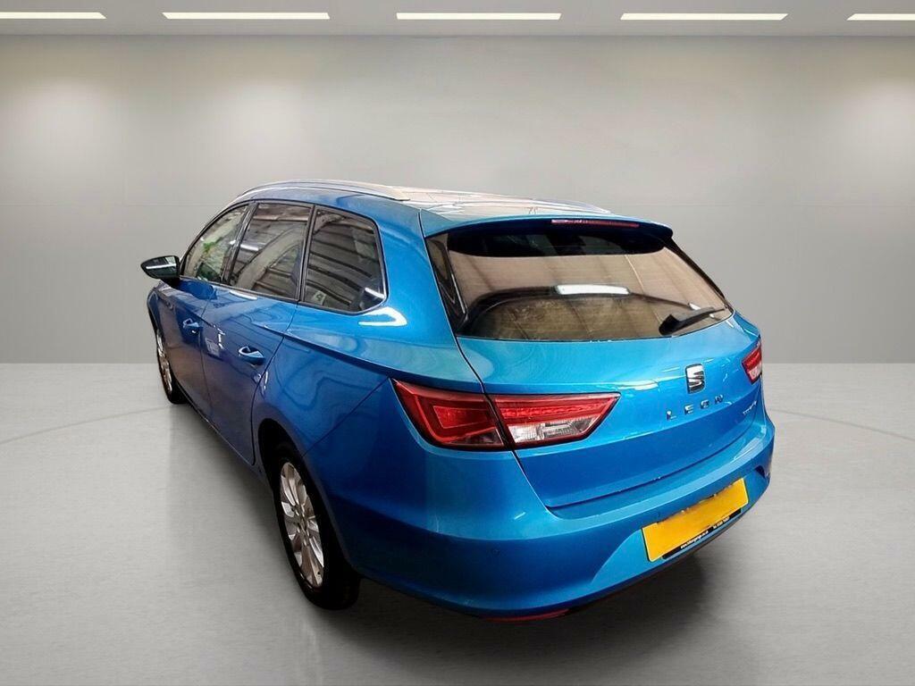 Seat Leon 1.6 Tdi Se Sport Tourer Euro 6 S S  Blue #4