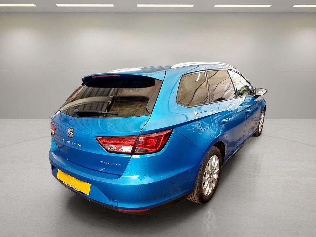 Seat Leon 1.6 Tdi Se Sport Tourer Euro 6 S S  Blue #5
