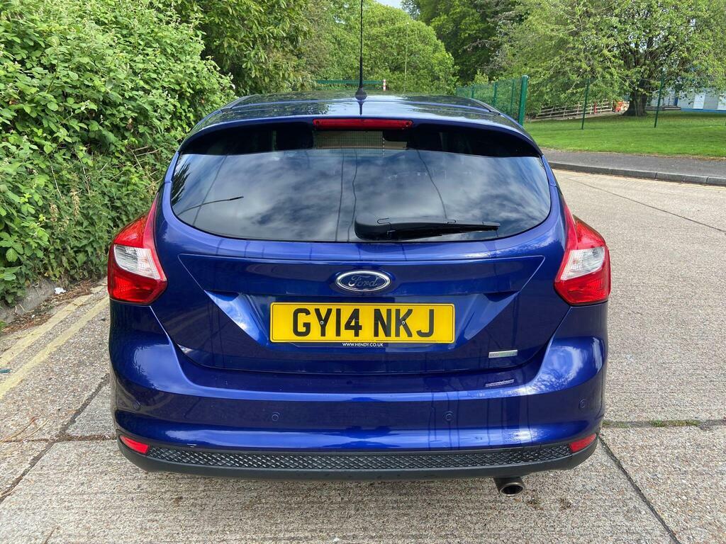 Ford Focus 1.6T Ecoboost Titanium Navigator Euro 5 S S GY14NKJ Blue #5