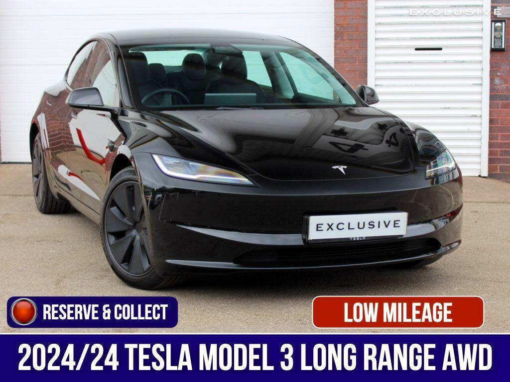 Tesla Model 3 Dual Motor Long Range 4Wde Black