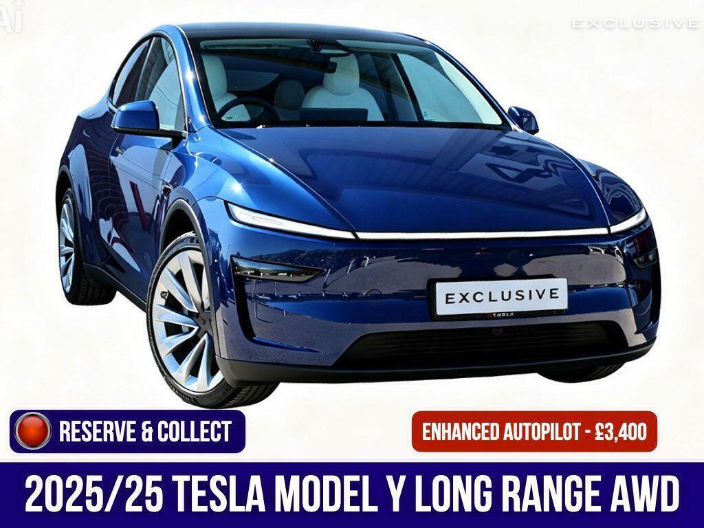 Tesla Model Y 84.7Kwh Dual Motor Long Range 4Wde Blue