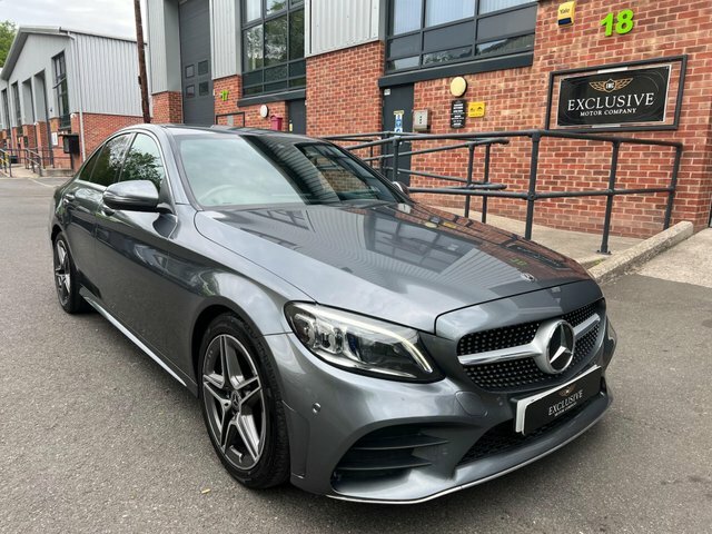 Mercedes-Benz C Class 2019 2.0 C220d Amg Line Premium G-tronic Euro 6 Grey