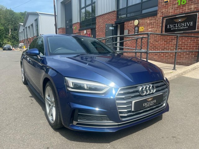 Audi A5 2017 2.0 Tdi S Line Sportback S Tronic Quattro Eur Blue