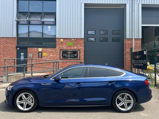 Audi A5 2017 2.0 Tdi S Line Sportback S Tronic Quattro Eur BP17WRF Blue #6