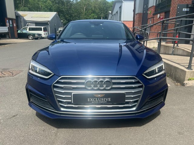 Audi A5 2017 2.0 Tdi S Line Sportback S Tronic Quattro Eur BP17WRF Blue #2