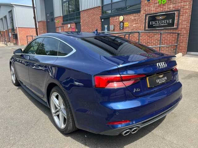 Audi A5 2017 2.0 Tdi S Line Sportback S Tronic Quattro Eur BP17WRF Blue #4