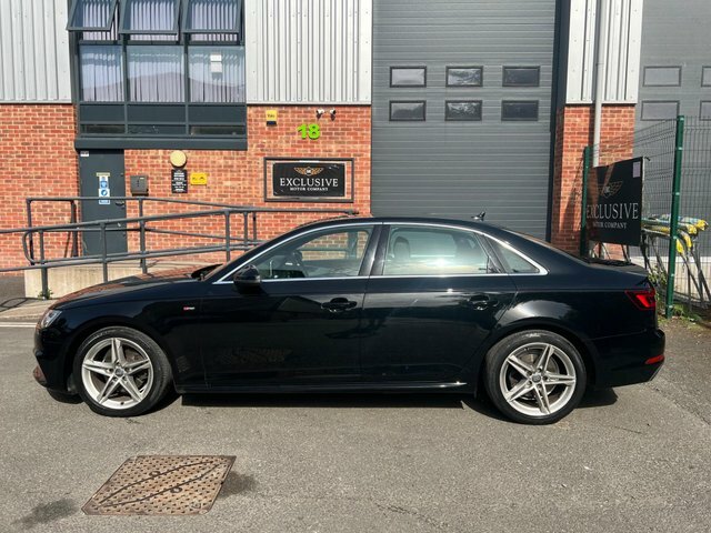 Audi A4 2018 1.4 Tfsi S Line S Tronic Euro 6 Ss GV18BMO Black #6