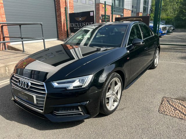 Audi A4 2018 1.4 Tfsi S Line S Tronic Euro 6 Ss GV18BMO Black #3