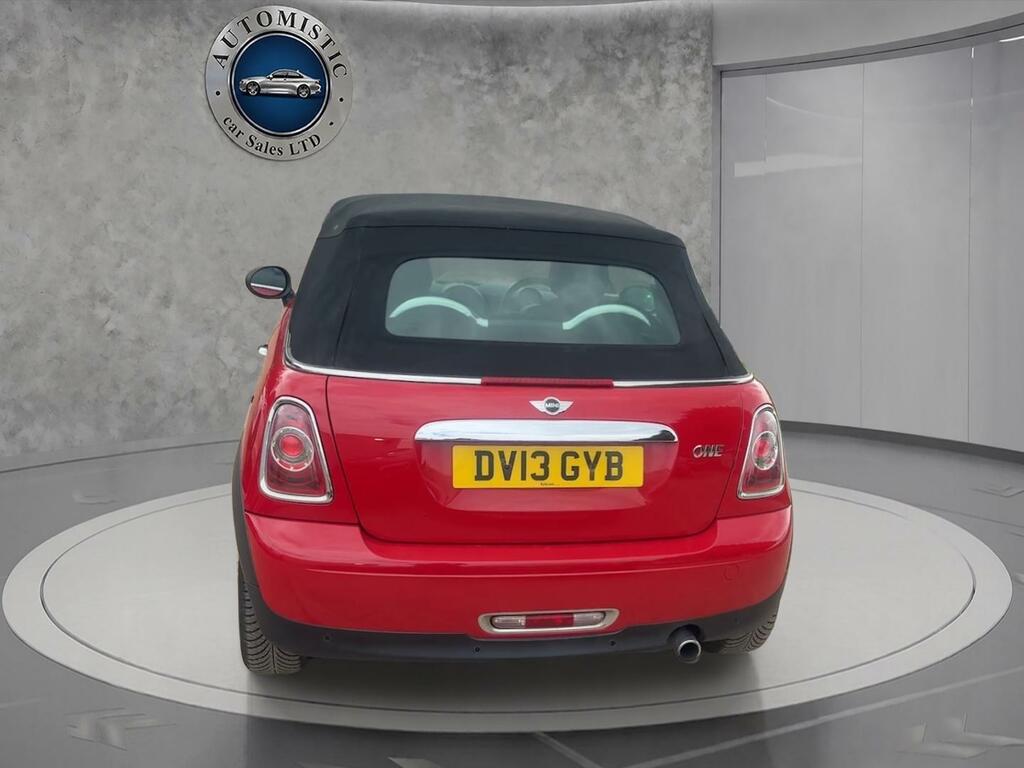 Mini Convertible 1.6 One Euro 6 DV13GYB Red #3
