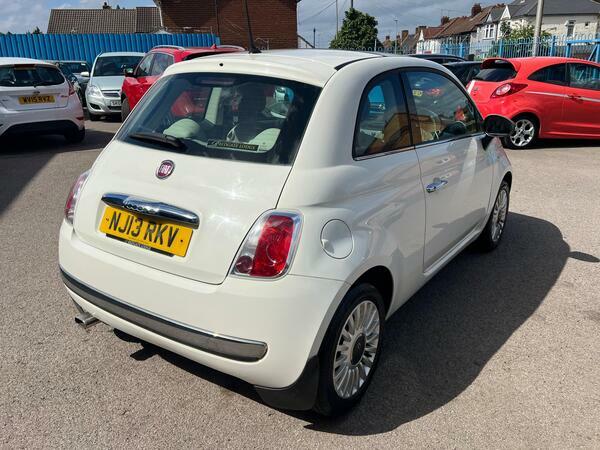 Fiat 500 1.2 Lounge Euro 4 NJ13RKV White #3