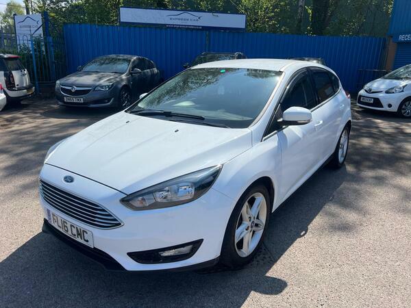 Ford Focus 1.0T Ecoboost Titanium Euro 6 Ss FL16CNC White #4