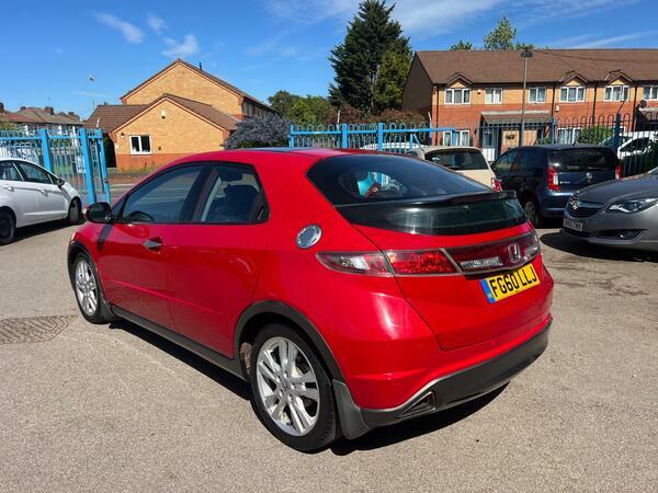 Honda Civic 1.8 I-vtec Ex Gt Red #6