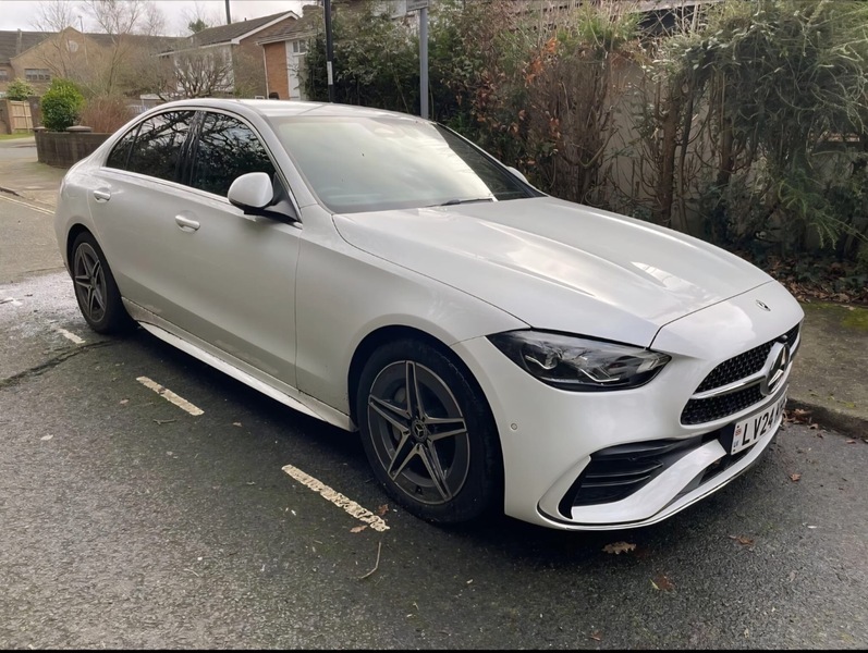 Mercedes-Benz C Class 1.5 C200h Mhev Amg LV24KHB White #6