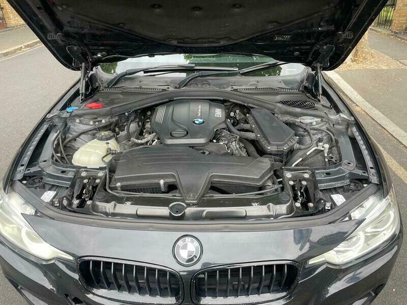 BMW 3 Series 2.0 320D M Sport CV66KKD Black #5