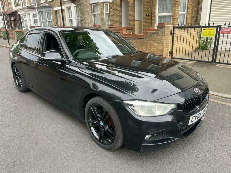 BMW 3 Series 2.0 320D M Sport CV66KKD Black #4