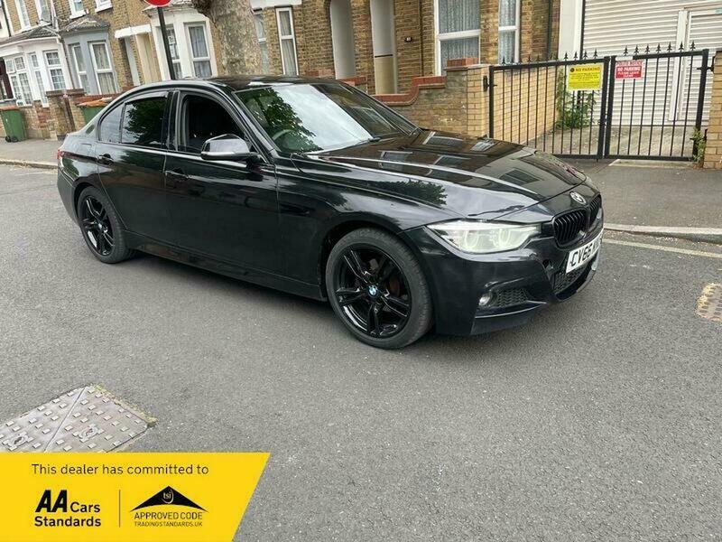 BMW 3 Series 2.0 320D M Sport CV66KKD Black #2